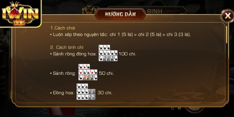 Cách Binh Bài Mậu Binh Iwin - 6 Quy Tắc Làm Chủ Ván Đấu 3 13 quân liên tiếp luôn mạnh nhất